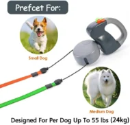 Dual Dog Retractable Leash 3M - Image 7