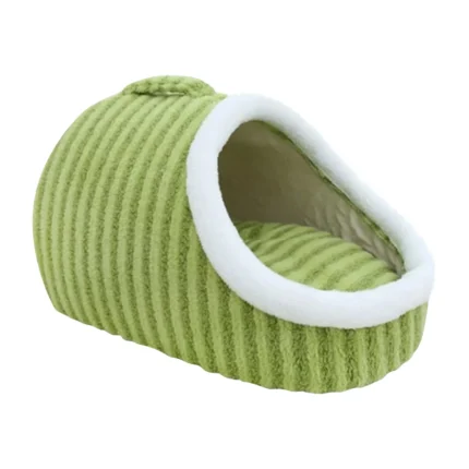 Round Plush Cat Bed 2-in-1